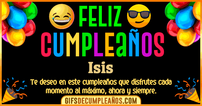Feliz Cumpleaños Isis
